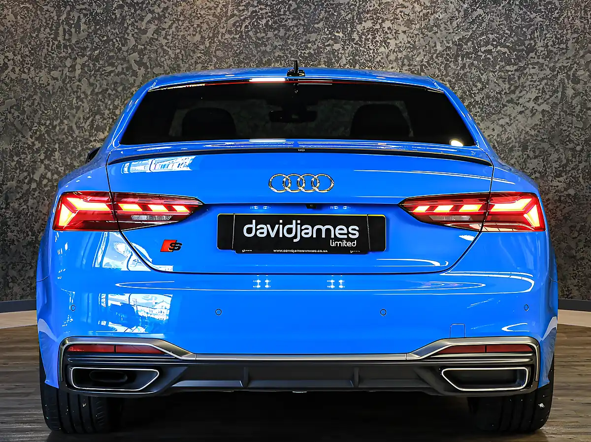Used 2021 Audi A5 S Line Blue - Interior and Exterior details 6