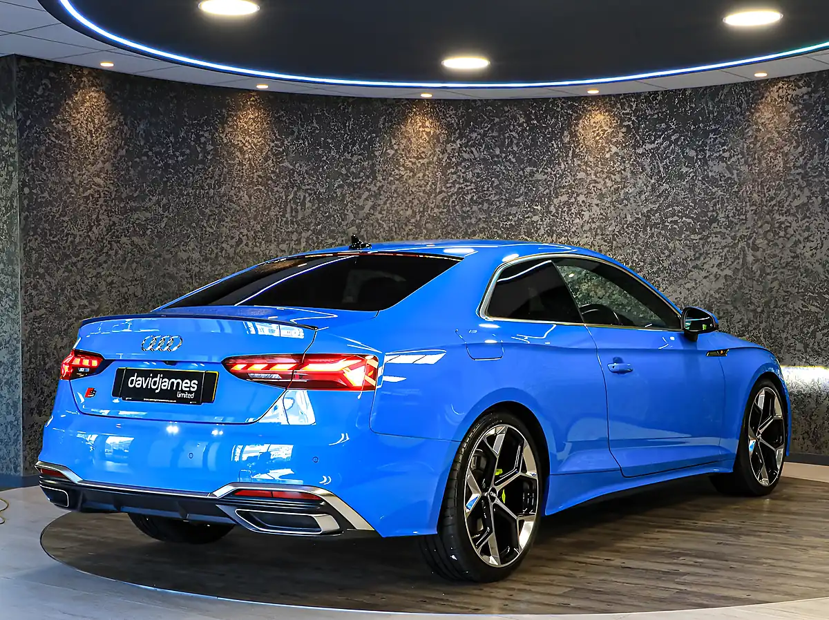 Used 2021 Audi A5 S Line Blue - Interior and Exterior details 7