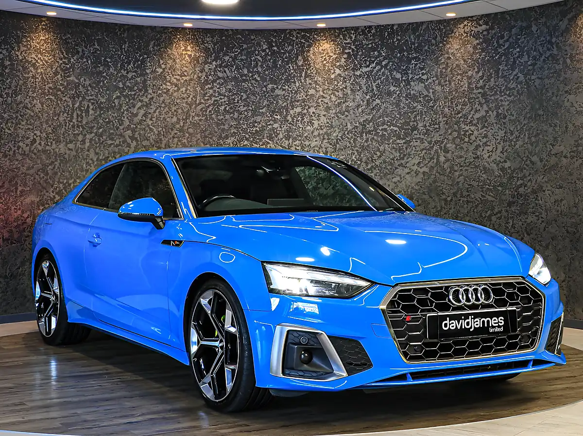 Used 2021 Audi A5 S Line Blue - Interior and Exterior details 9