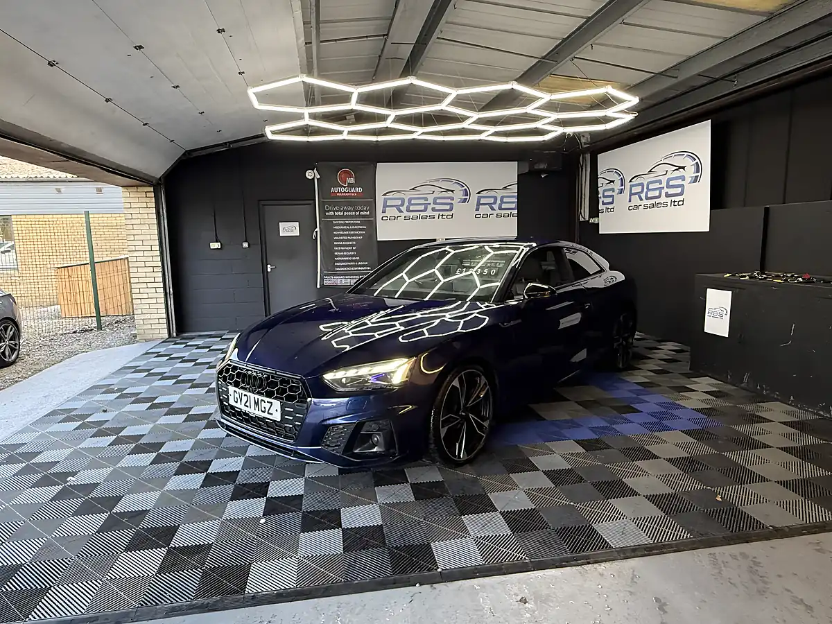Used 2021 Audi A5 S Line Edition 1 Blue - Interior and Exterior details 11