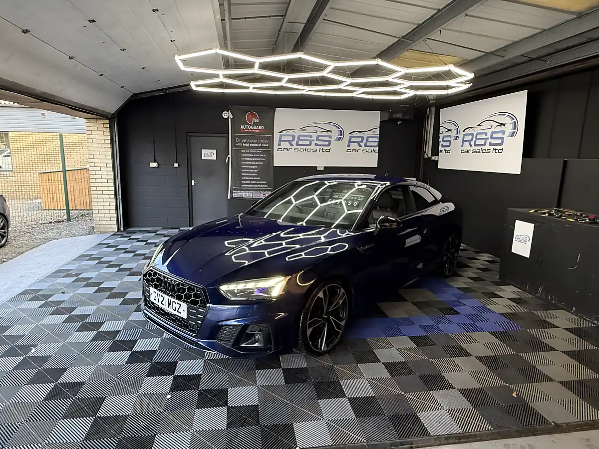 Used 2021 Audi A5 S Line Edition 1 Blue - Interior and Exterior details 12