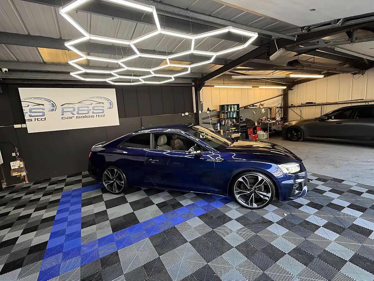 Used 2021 Audi A5 S Line Edition 1 Blue - Interior and Exterior details 17