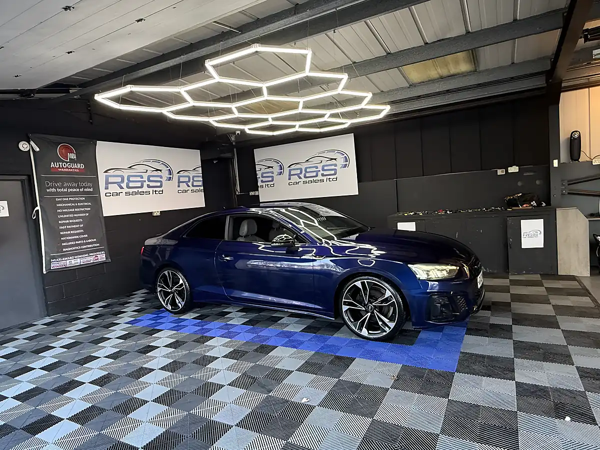 Used 2021 Audi A5 S Line Edition 1 Blue - Interior and Exterior details 2