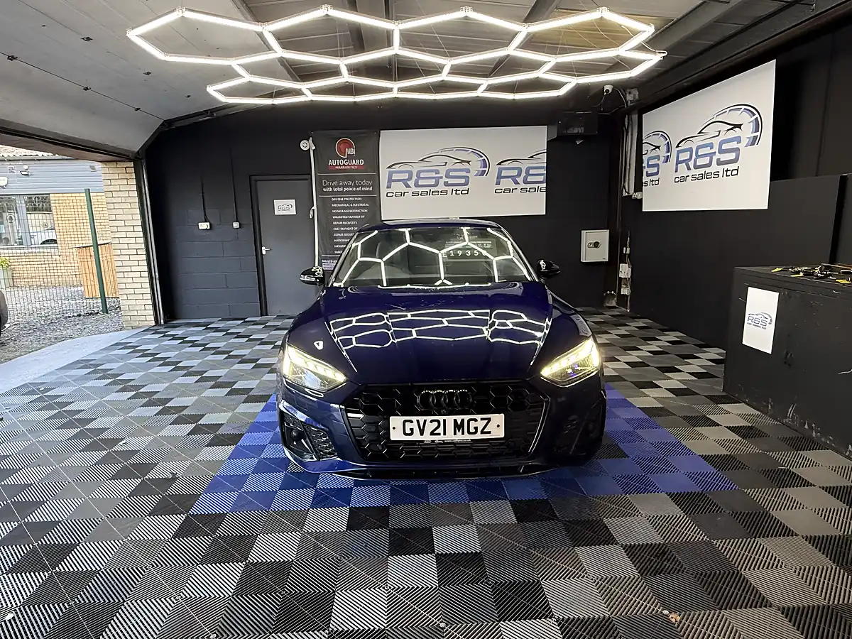Used 2021 Audi A5 S Line Edition 1 Blue - Interior and Exterior details 5