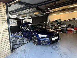 Used 2021 Audi A5 S Line Edition 1 Blue - Interior and Exterior details 6