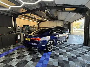 Used 2021 Audi A5 S Line Edition 1 Blue - Interior and Exterior details 7