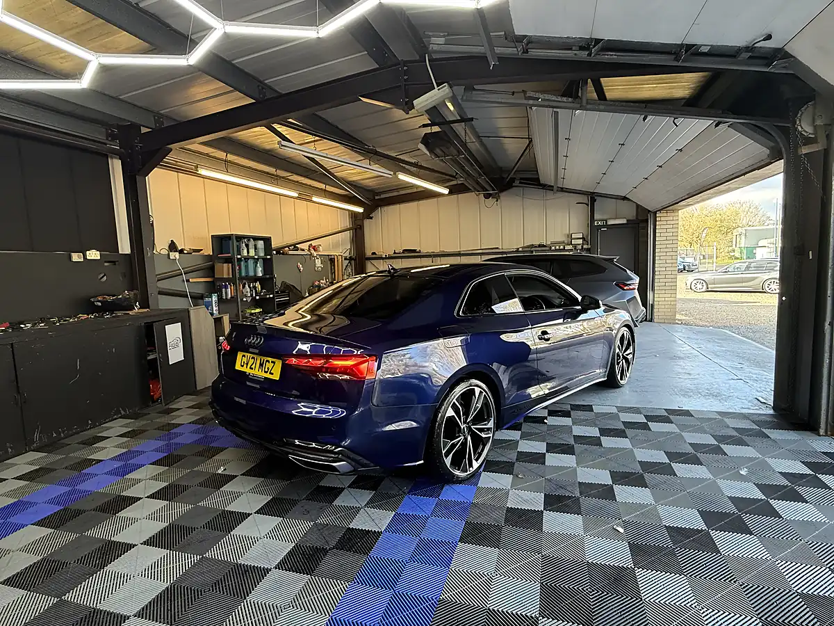 Used 2021 Audi A5 S Line Edition 1 Blue - Interior and Exterior details 7