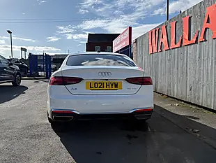 Used 2021 Audi A5 S Line White - Interior and Exterior details 15