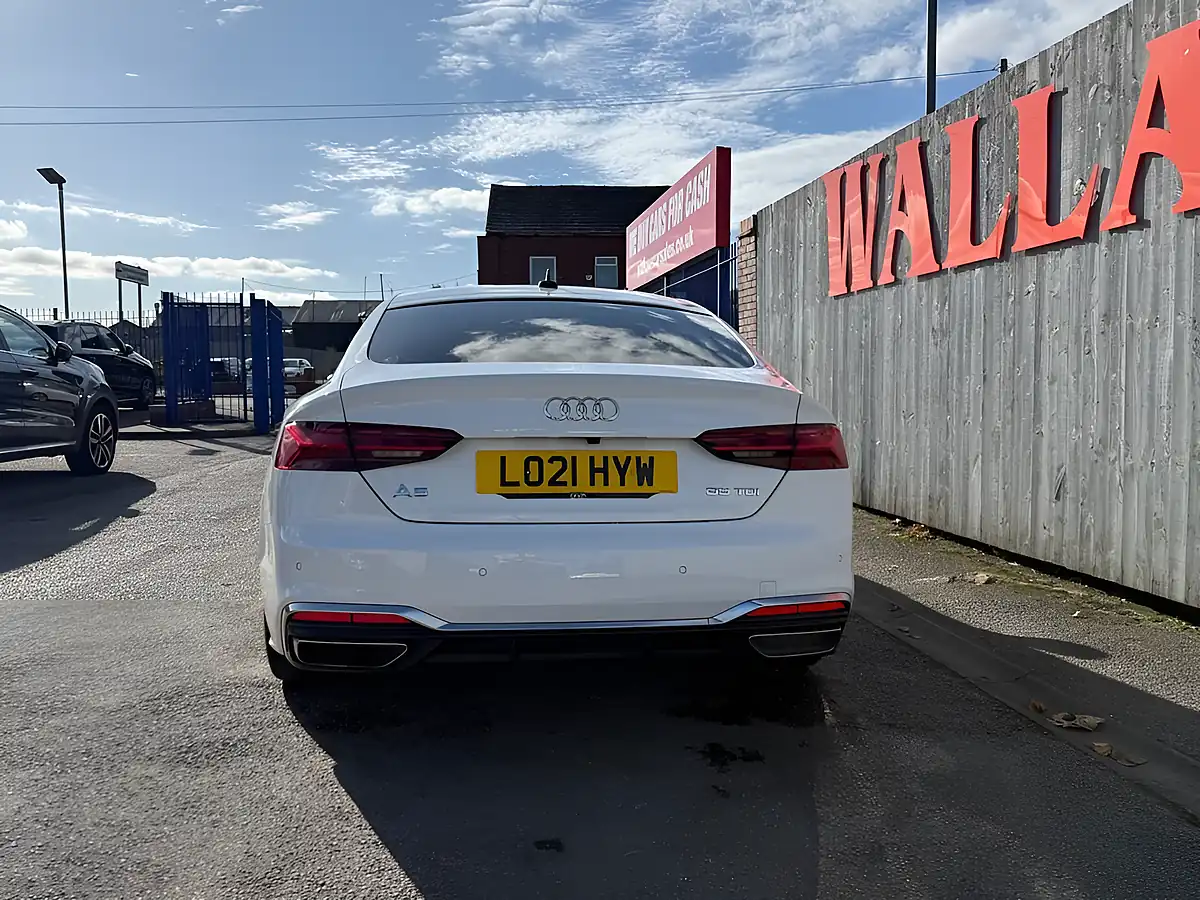 Used 2021 Audi A5 S Line White - Interior and Exterior details 15