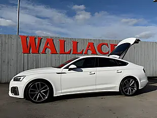 Used 2021 Audi A5 S Line White - Interior and Exterior details 4