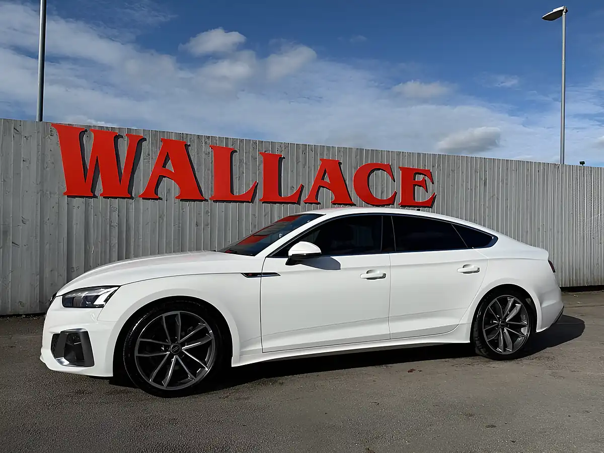 Used 2021 Audi A5 S Line White - Interior and Exterior details 5