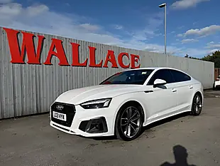 Used 2021 Audi A5 S Line White - Interior and Exterior details 8