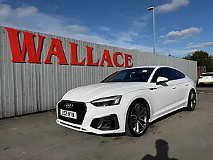 Used 2021 Audi A5 S Line White - Interior and Exterior details 9
