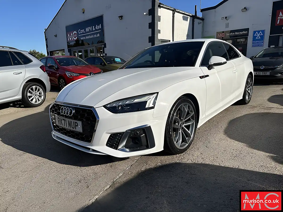 Used 2021 Audi A5 S Line White - Interior and Exterior details 3