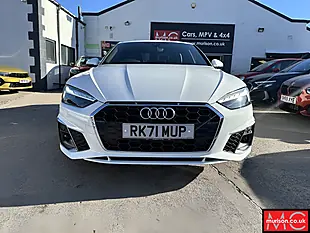 Used 2021 Audi A5 S Line White - Interior and Exterior details 4