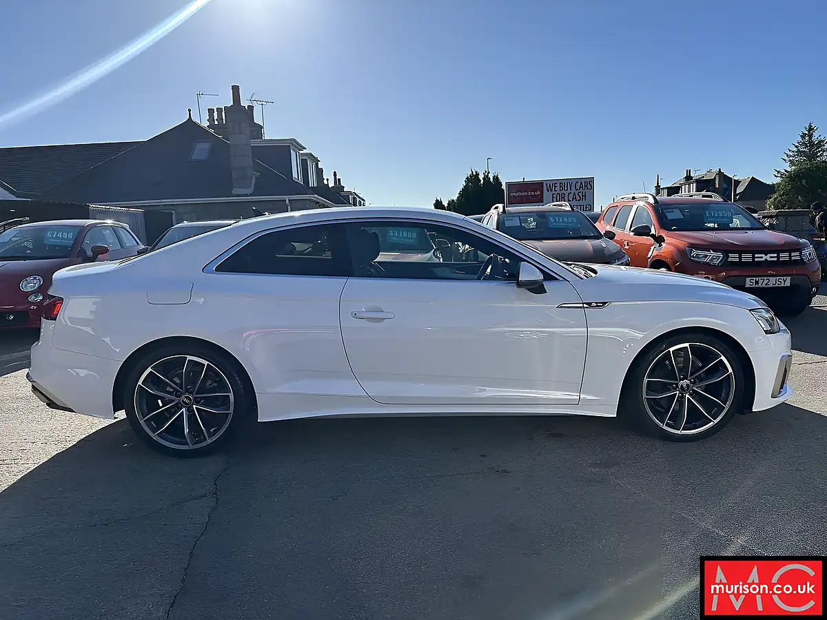 Used 2021 Audi A5 S Line White - Interior and Exterior details 5