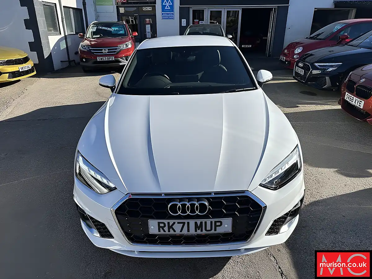 Used 2021 Audi A5 S Line White - Interior and Exterior details 7