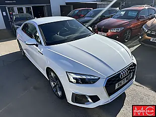 Used 2021 Audi A5 S Line White - Interior and Exterior details 8