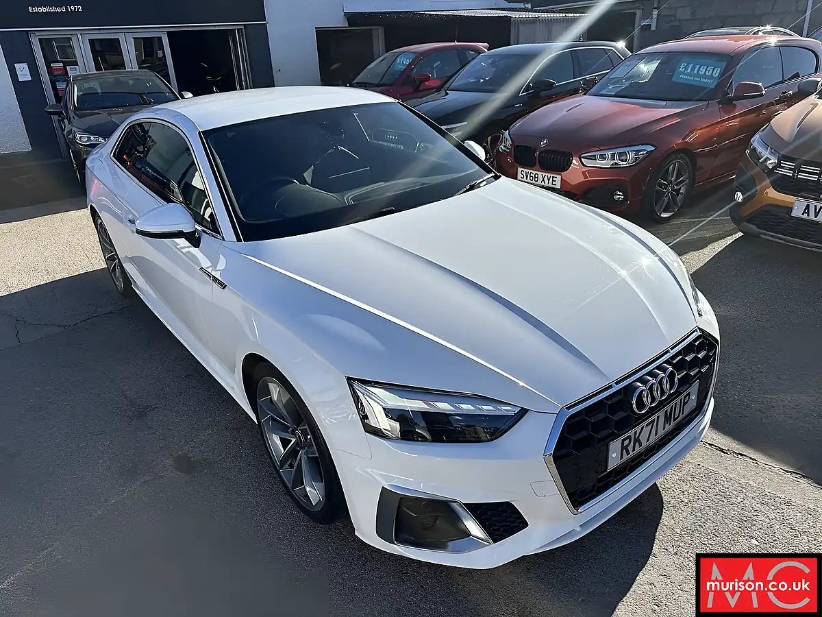 Used 2021 Audi A5 S Line White - Interior and Exterior details 8