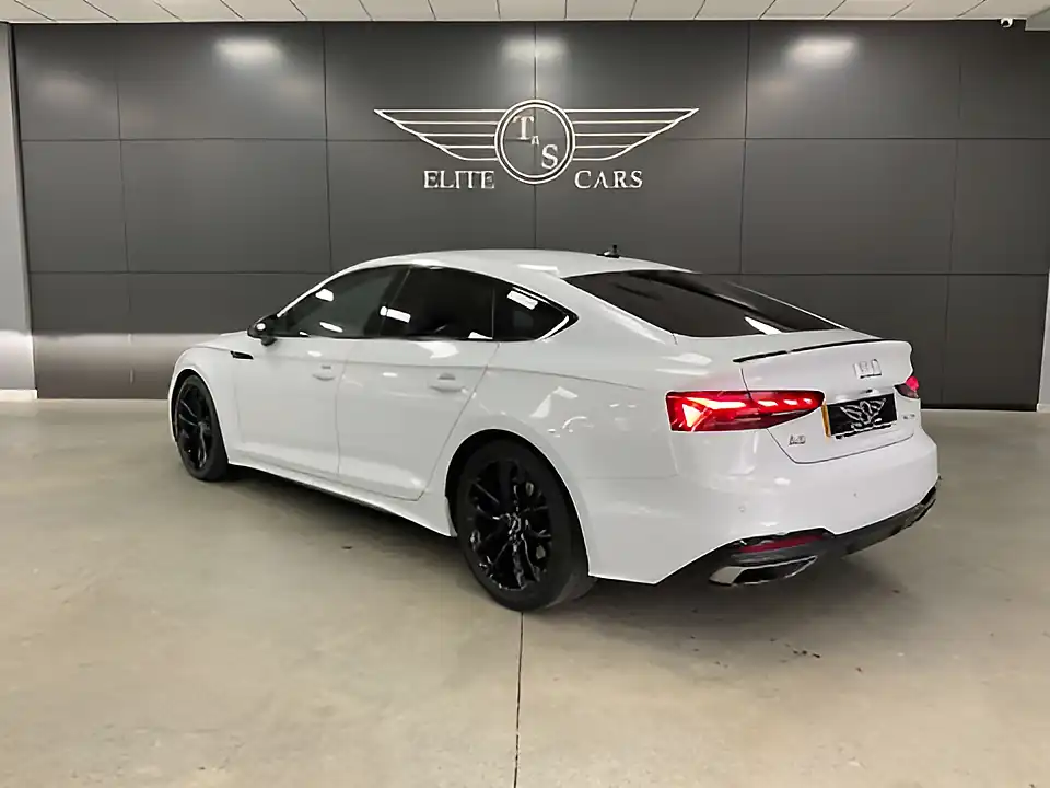 Used 2021 Audi A5 S Line White - Interior and Exterior details 3