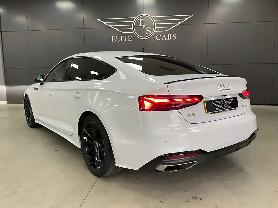 Used 2021 Audi A5 S Line White - Interior and Exterior details 6
