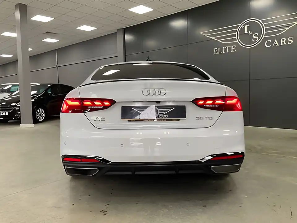 Used 2021 Audi A5 S Line White - Interior and Exterior details 7