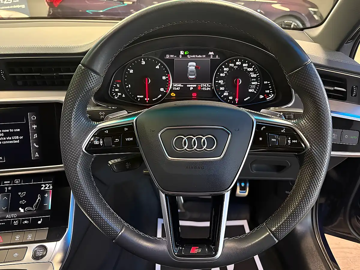 Used 2021 Audi A6 Saloon S Line Blue - Interior and Exterior details 16