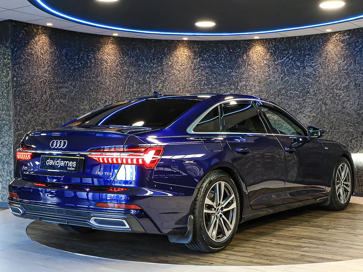 Used 2021 Audi A6 Saloon S Line Blue - Interior and Exterior details 8