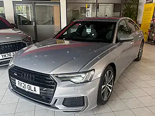 Used 2021 Audi A6 Saloon S Line Silver - Interior and Exterior details 4