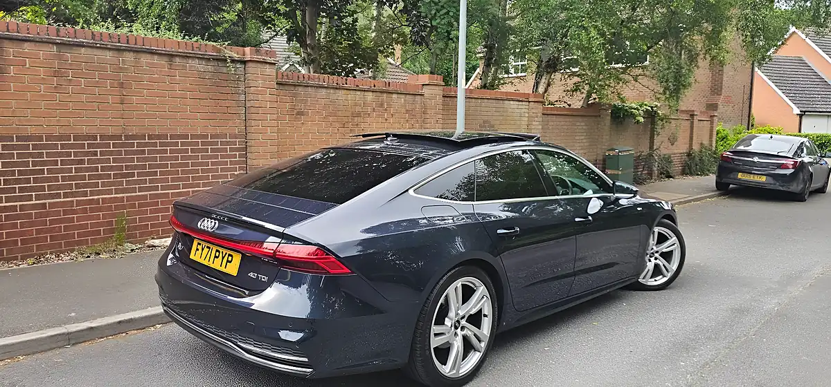 Used 2021 Audi A7 S Line Blue - Interior and Exterior details 10