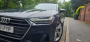 Used 2021 Audi A7 S Line Blue - Interior and Exterior details 12