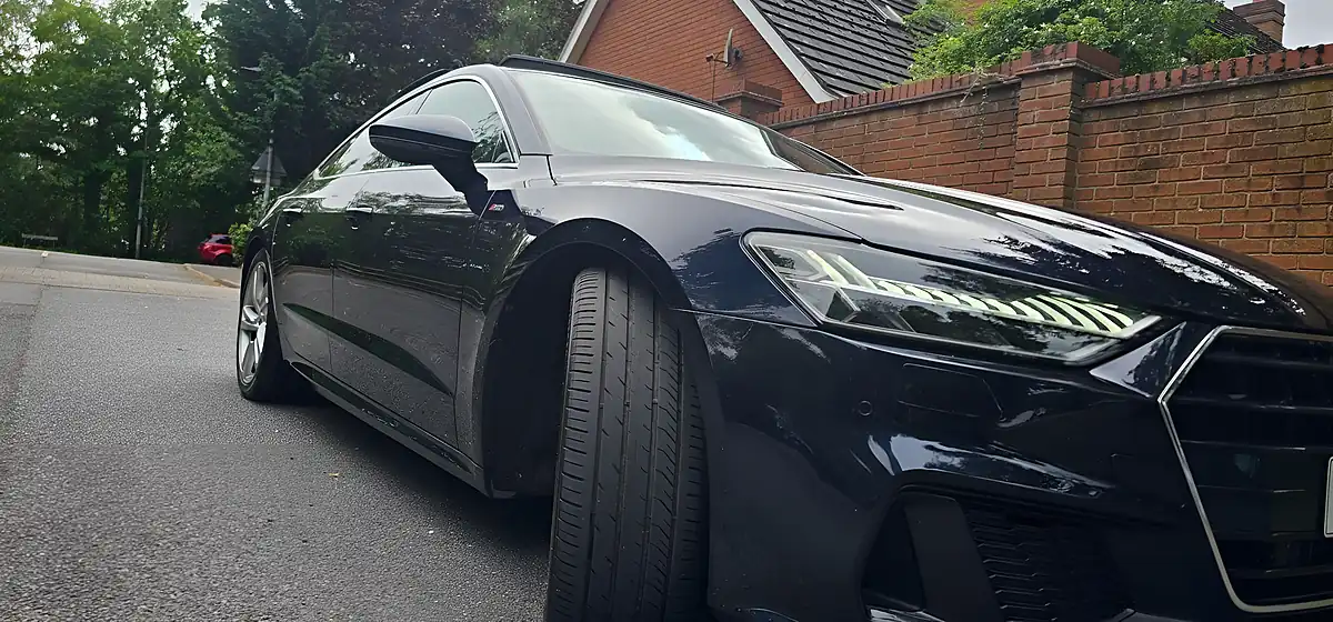 Used 2021 Audi A7 S Line Blue - Interior and Exterior details 13