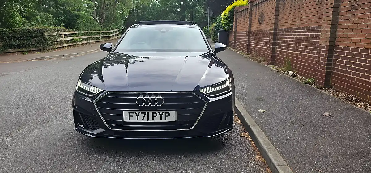 Used 2021 Audi A7 S Line Blue - Interior and Exterior details 4