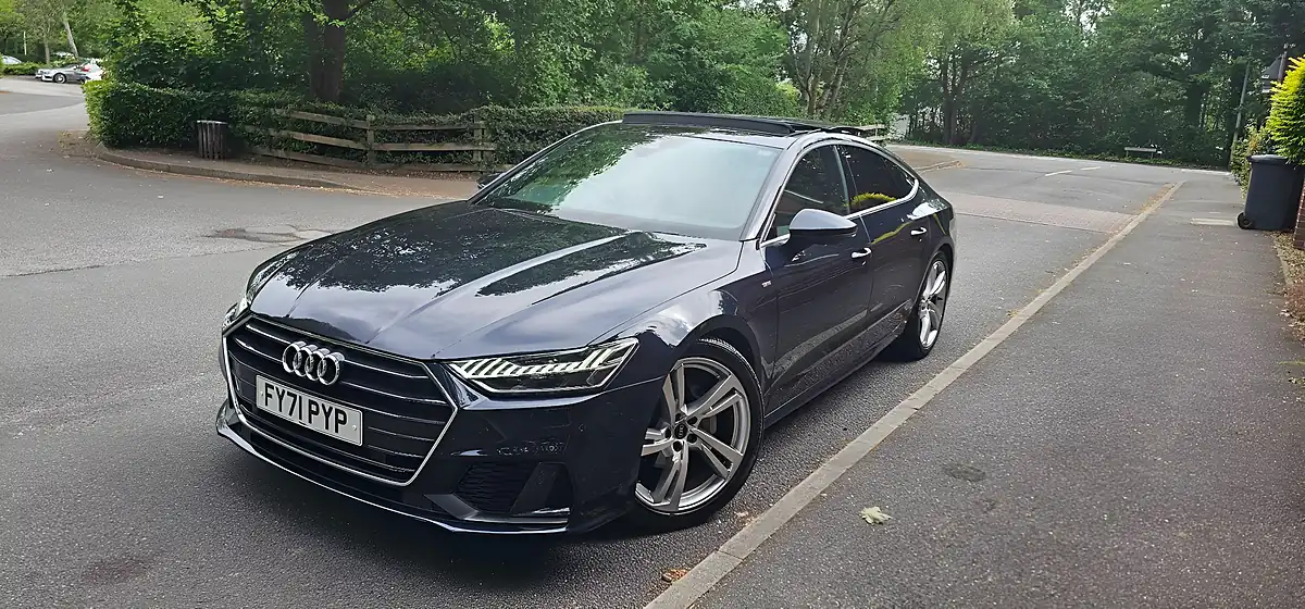 Used 2021 Audi A7 S Line Blue - Interior and Exterior details 5