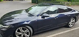 Used 2021 Audi A7 S Line Blue - Interior and Exterior details 6