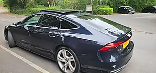 Used 2021 Audi A7 S Line Blue - Interior and Exterior details 7