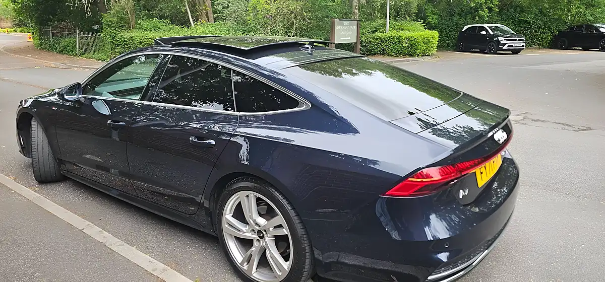 Used 2021 Audi A7 S Line Blue - Interior and Exterior details 7