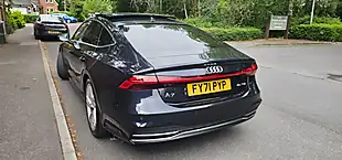 Used 2021 Audi A7 S Line Blue - Interior and Exterior details 8