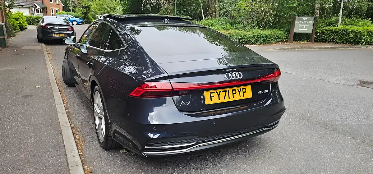 Used 2021 Audi A7 S Line Blue - Interior and Exterior details 8