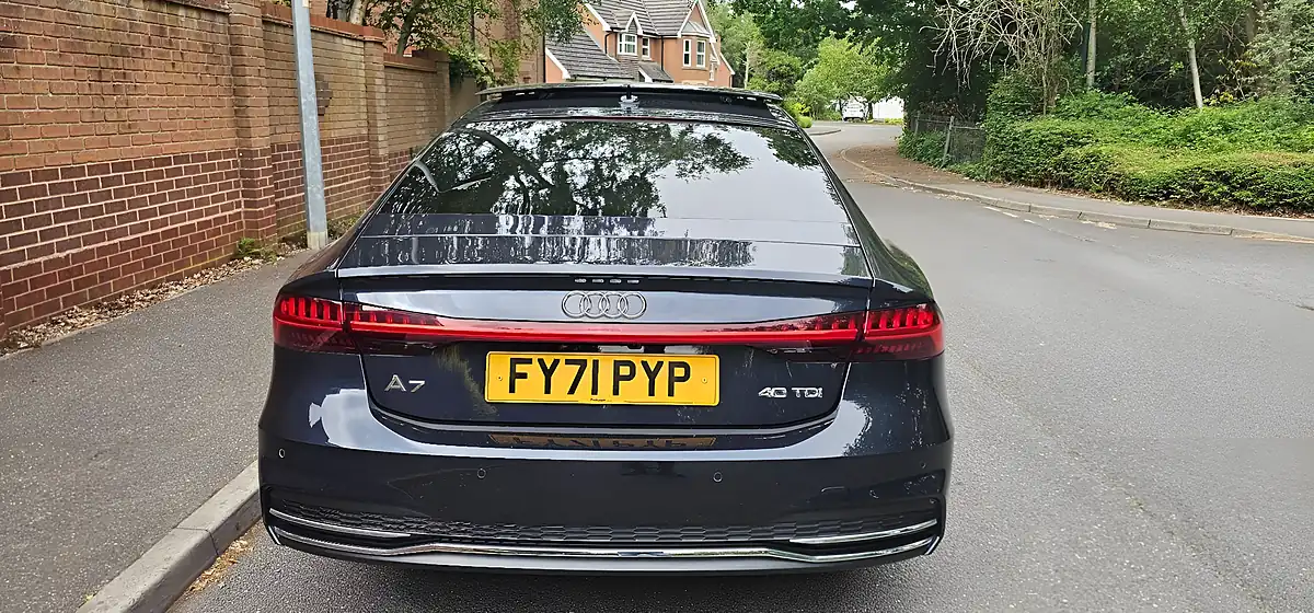 Used 2021 Audi A7 S Line Blue - Interior and Exterior details 9