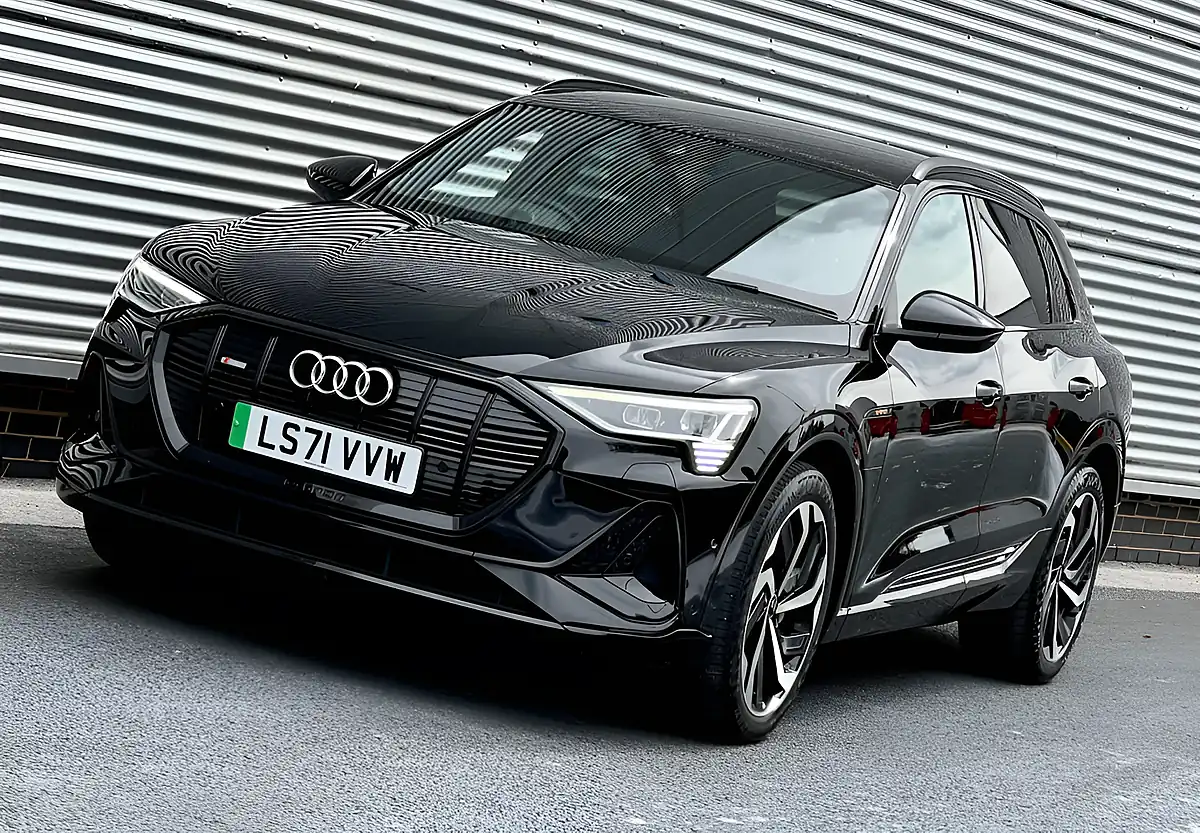Used 2021 Audi E-Tron Quattro Black Edition Black - Interior and Exterior details 11