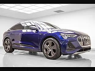 Used 2021 Audi E-Tron S Line Sportback Blue - Interior and Exterior details 2