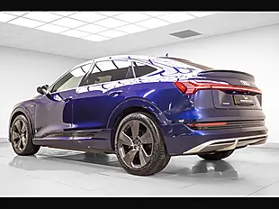 Used 2021 Audi E-Tron S Line Sportback Blue - Interior and Exterior details 3