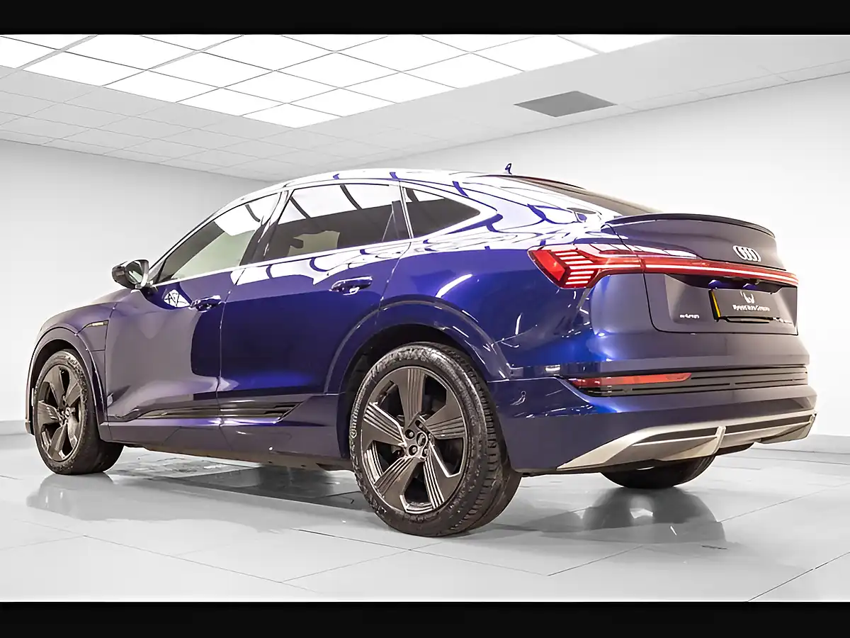 Used 2021 Audi E-Tron S Line Sportback Blue - Interior and Exterior details 3
