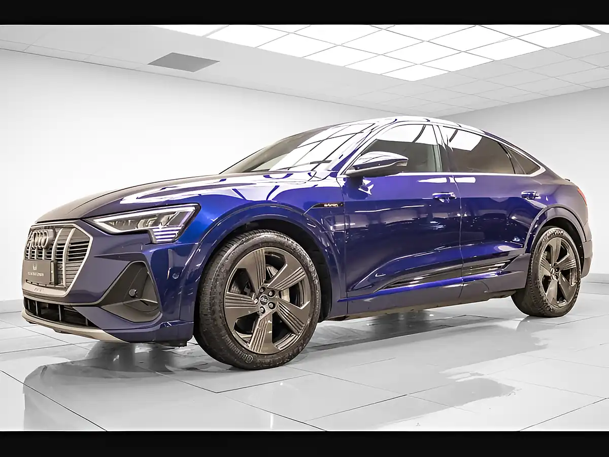 Used 2021 Audi E-Tron S Line Sportback Blue - Interior and Exterior details 5