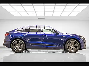 Used 2021 Audi E-Tron S Line Sportback Blue - Interior and Exterior details 6