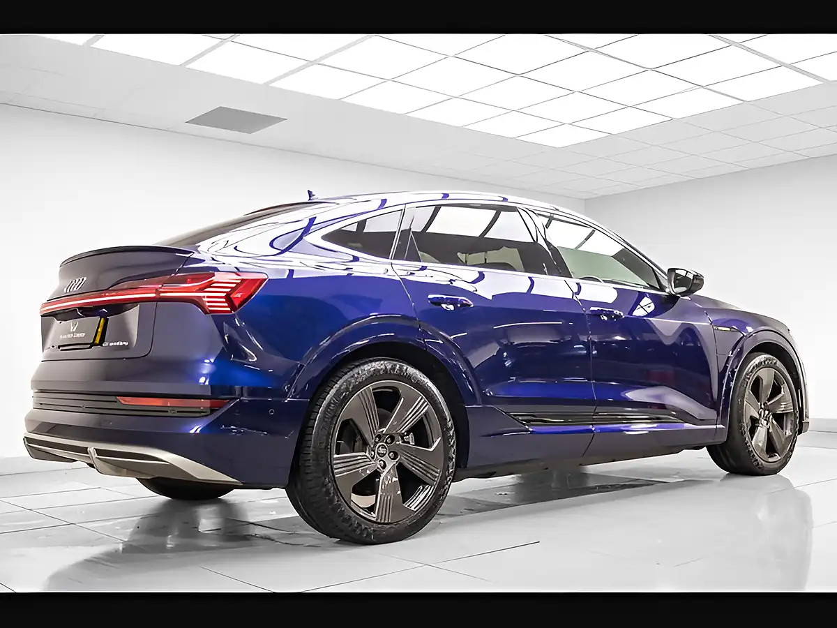 Used 2021 Audi E-Tron S Line Sportback Blue - Interior and Exterior details 7