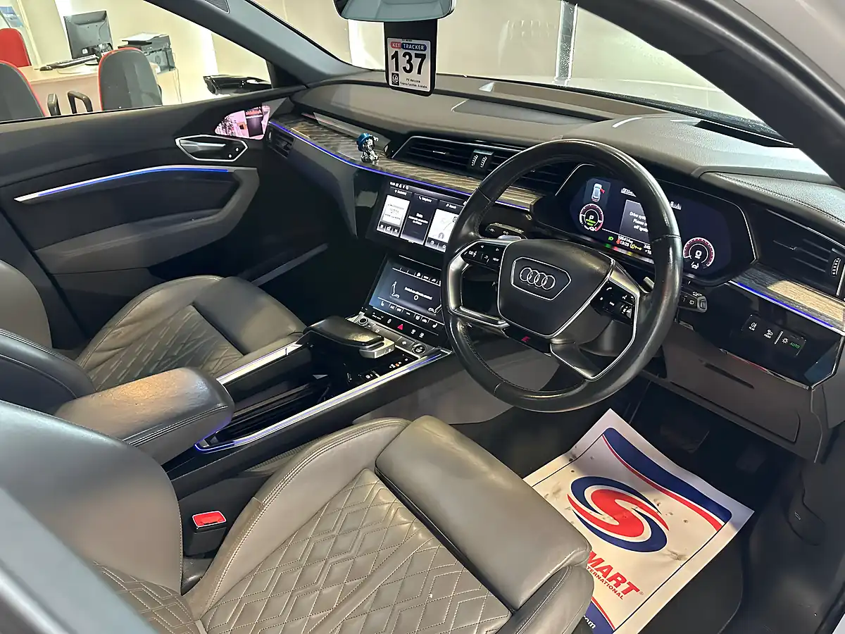Used 2021 Audi E-Tron Vorsprung White - Interior and Exterior details 13