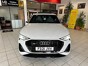 Used 2021 Audi E-Tron Vorsprung White - Interior and Exterior details 2