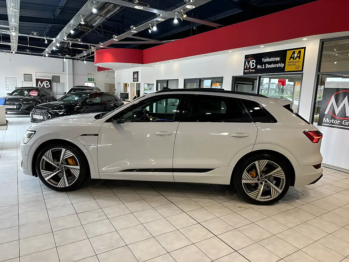 Used 2021 Audi E-Tron Vorsprung White - Interior and Exterior details 4